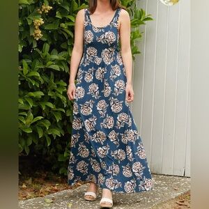 Matilda Jane Floral Racerback Maxi Dress With Pockets Small